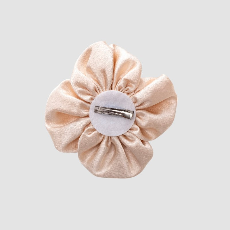 Сатенена фиба в бежово