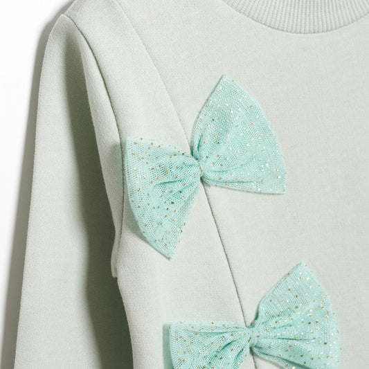 Детска туника с тюл и панделки