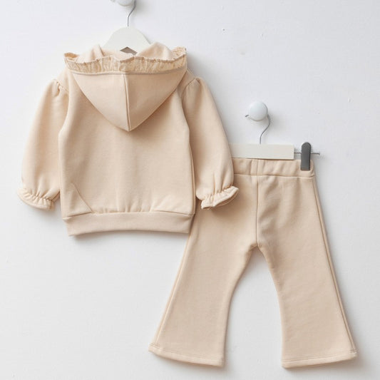 Ватиран комплект със суичър и панталонки