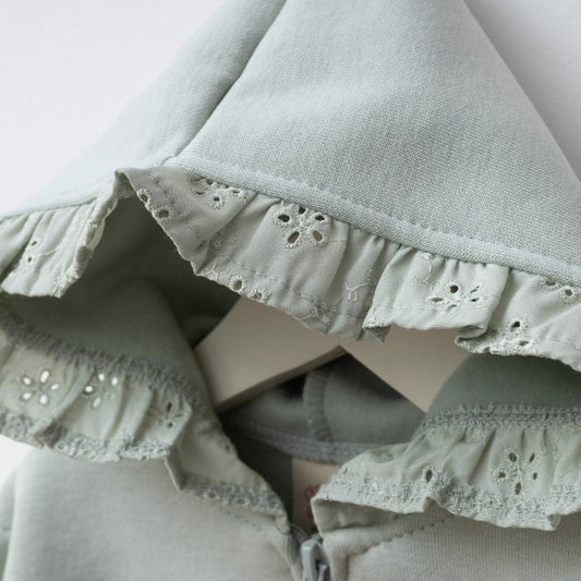 Ватиран комплект със суичър и панталонки