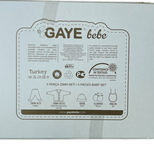 Комплект за изписване или подарък – 5 части, 100% памук