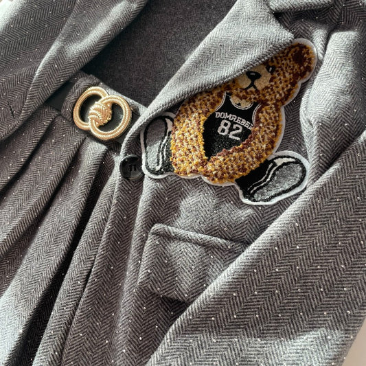 Детски бежов комплект – сако + пола СИВ