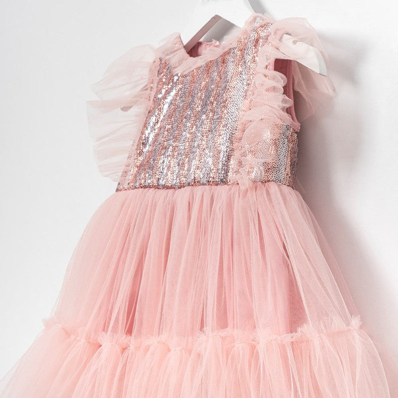 Официална рокля с пайети