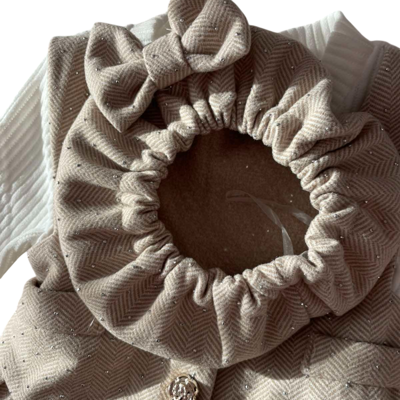 Очарователна детска рокличка с шапка