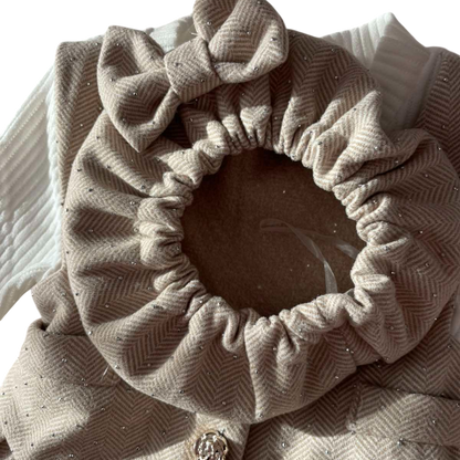 Очарователна детска рокличка с шапка