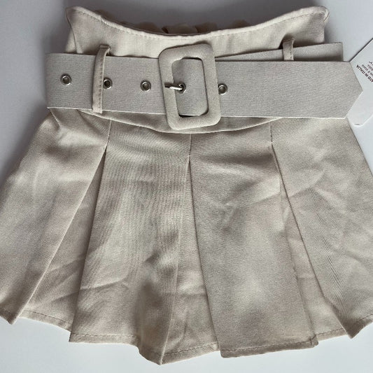 Бежова пола с колан